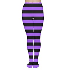 Purple Stripes Tights by ArtistRoseanneJones
