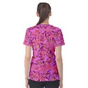 Bright Pink Confetti Storm Women s Cotton Tee View2