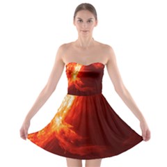 Solar Flare 1 Strapless Bra Top Dress by trendistuff