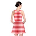 Red And White Scallop Repeat Pattern Reversible Skater Dresses View2