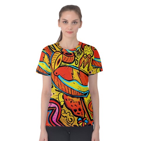 Palace Of Art Women s Cotton Tee by MRTACPANS