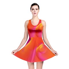 Orange Cream Reversible Skater Dress by SugaPlumsEmporium