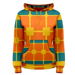 Squares And Rectangles                                                                                                Women s Pullover Hoodie by LalyLauraFLM