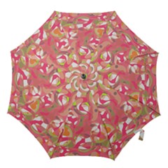 Pink Smoothie  Hook Handle Umbrellas (medium) by Valentinaart