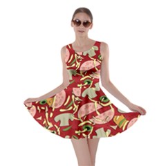 Pizza Pattern Skater Dress by Valentinaart