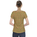 Christmas Trees Pattern Short Sleeve Front Detail Top View2
