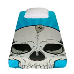 Skull Ball Line Schedule Fitted Sheet (single Size) by Simbadda