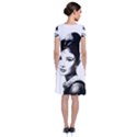 Audrey Hepburn Short Sleeve Front Wrap Dress View2