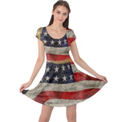 American President Cap Sleeve Dresses by Valentinaart