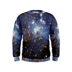 Large Magellanic Cloud Kids  Sweatshirt by SpaceShop