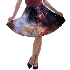 Celestial Fireworks A-line Skater Skirt by SpaceShop