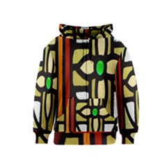 A Detail Of A Stained Glass Window Kids  Zipper Hoodie by Amaryn4rt