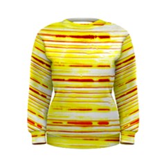 Yellow Curves Background Women s Sweatshirt by Simbadda