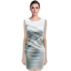 Business Background Abstract Sleeveless Velvet Midi Dress by Simbadda
