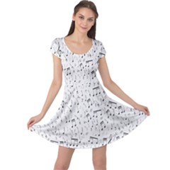 Musical Notes Song Cap Sleeve Dresses by Mariart