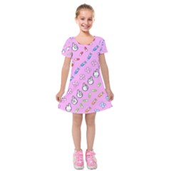 Chaffyyami Nurse Desktop Kids  Short Sleeve Velvet Dress by Nexatart