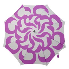 Hindu Om Symbol (bright Purple) Hook Handle Umbrellas (medium) by abbeyz71
