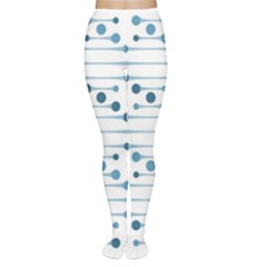 Genetic Dna Blood Flow Cells Women s Tights by Mariart