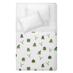 Cactus Pattern Duvet Cover (single Size) by Valentinaart