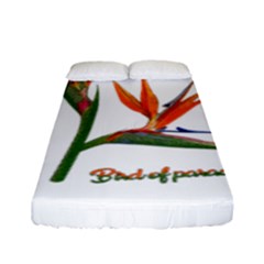 Bird Of Paradise Fitted Sheet (full/ Double Size) by Valentinaart