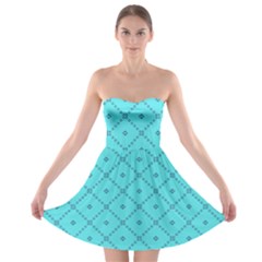 Pattern Background Texture Strapless Bra Top Dress by Nexatart