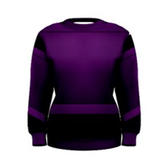 Board Purple Line Women s Sweatshirt by Mariart