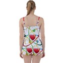 Love Tie Front Two Piece Tankini View2