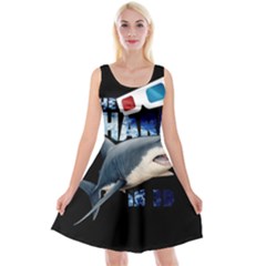 The Shark Movie Reversible Velvet Sleeveless Dress by Valentinaart
