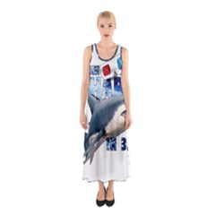 The Shark Movie Sleeveless Maxi Dress by Valentinaart