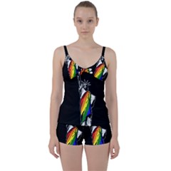 Pride Statue Of Liberty  Tie Front Two Piece Tankini by Valentinaart