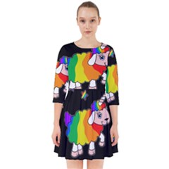 Unicorn Sheep Smock Dress by Valentinaart