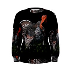 Thanksgiving Turkey Women s Sweatshirt by Valentinaart