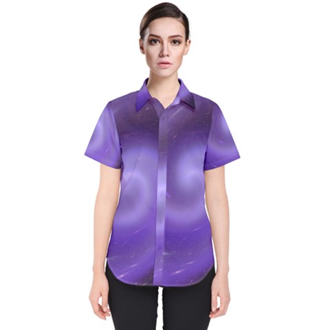 Spiral Lighting Color Nuances Women s Short Sleeve Shirt by Celenk