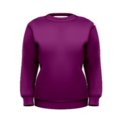 Grape Purple Women s Sweatshirt by snowwhitegirl