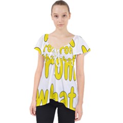 Save Me From What I Want Lace Front Dolly Top by Valentinaart
