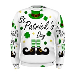 St Patricks Leprechaun Men s Sweatshirt by Valentinaart
