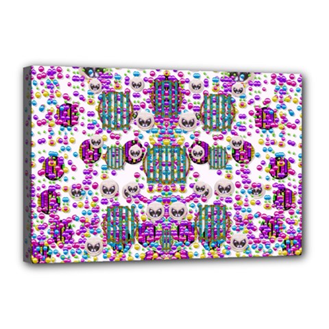 Alien Sweet As Candy Canvas 18  X 12  by pepitasart