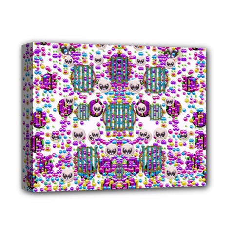 Alien Sweet As Candy Deluxe Canvas 14  X 11  by pepitasart