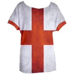 England Flag Women s Oversized Tee by Valentinaart