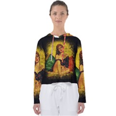 Pin Up Girl  Women s Slouchy Sweat by Valentinaart