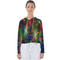 Colorful Firework Celebration Graphics Women s Slouchy Sweat by Sapixe