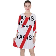 2000px No Racism Svg Ruffle Dress by demongstore
