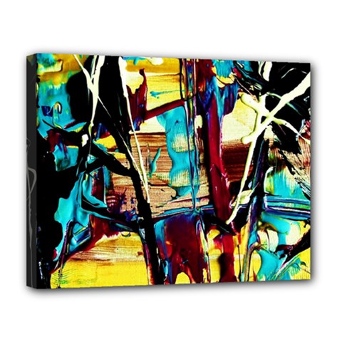 Dance Of Oil Towers 4 Canvas 14  X 11  by bestdesignintheworld