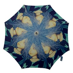 Blue Hair Boy Hook Handle Umbrellas (medium) by snowwhitegirl