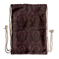 Leather 1568432 1920 Drawstring Bag (large) by vintage2030