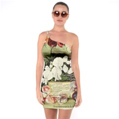 Flowers 1776617 1920 One Soulder Bodycon Dress by vintage2030