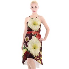 Flowers 1776585 1920 High-low Halter Chiffon Dress  by vintage2030