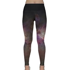 Orion Nebula Star Formation Orange Pink Brown Pastel Constellation Astronomy Lightweight Velour Classic Yoga Leggings by genx