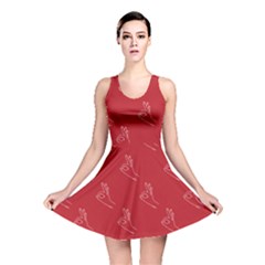 A-ok Perfect Handsign Maga Pro-trump Patriot On Maga Red Background Reversible Skater Dress by snek