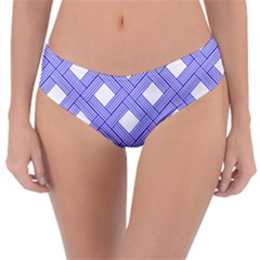 Textile Cross Seamless Pattern Reversible Classic Bikini Bottoms by Pakrebo